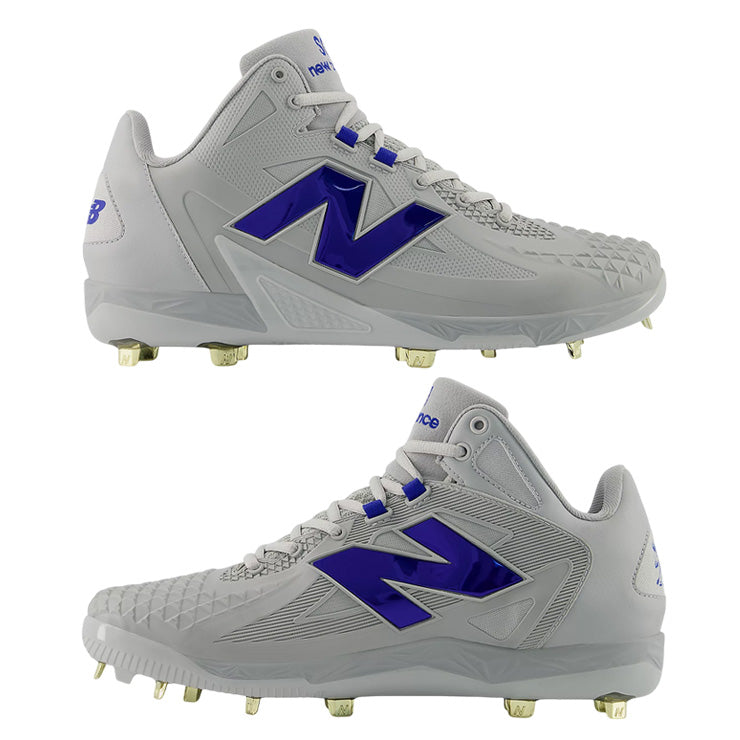 ニューバランス 野球 大谷翔平モデル スパイク FuelCell Ohtani 1 Metal 2E 26.0～30.0 グレー×ロイヤル MSHOTA1 Shohei Ohtani Signature Collection 大谷 シグネチャーコレクション 金具スパイク メンズ 大人 一般 金属スパイク 紐 newbalance