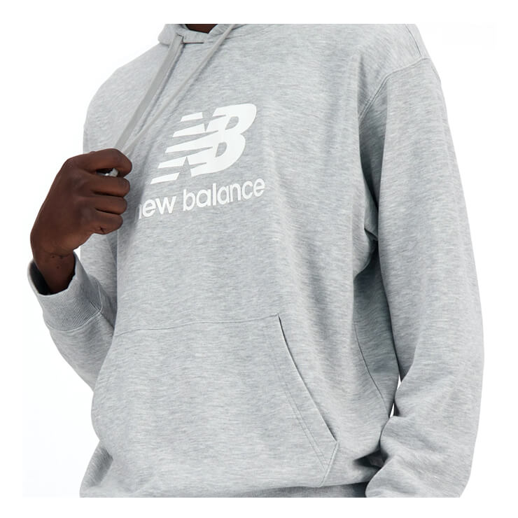 【2024モデル】ニューバランス スウェットフーディー パーカー Sport Essentials Stacked Logo メンズ レディース  ユニセックス MT41501 上 スエット カジュアル スポーツウェア トレーニングウェア ランニング ジョギング newbalance あす楽