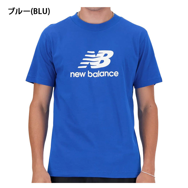 【大谷着用モデル】ニューバランス 半袖 Tシャツ 全6色 スタックドロゴ ショートスリーブTシャツ Stacked Logo メンズ ユニセックス  MT41502 スポーツウェア 大人 一般 半袖シャツ new balance