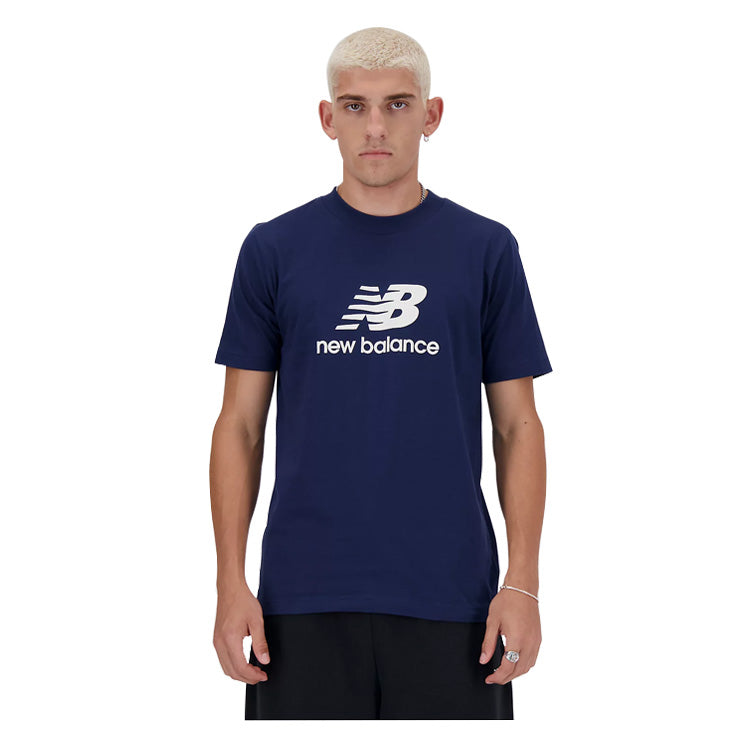 【大谷着用モデル】ニューバランス 半袖 Tシャツ 全6色 スタックドロゴ ショートスリーブTシャツ Stacked Logo メンズ ユニセックス MT41502 スポーツウェア 大人 一般 半袖シャツ new balance