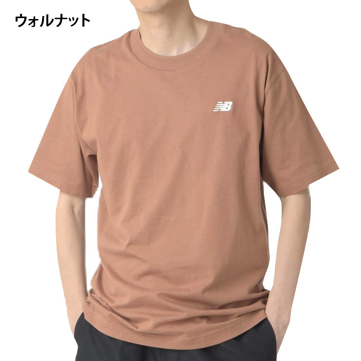 【2024モデル】ニューバランス 半袖 Tシャツ スモールロゴ ショートスリーブTシャツ Small Logo メンズ ユニセックス MT41509  スポーツウェア 大人 一般 半袖シャツ new balance