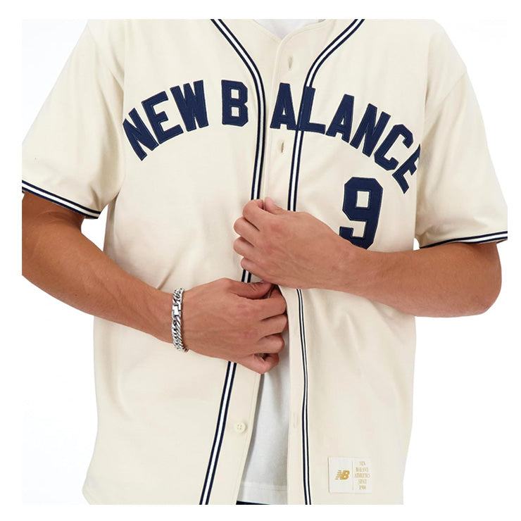 【2024モデル】ニューバランス 半袖 Tシャツ ベースボールシャツ Sportswear’s Greatest Hits Baseball  Jersey メンズ ユニセックス MT41512 スポーツウェア 大人 一般 半袖シャツ new balance