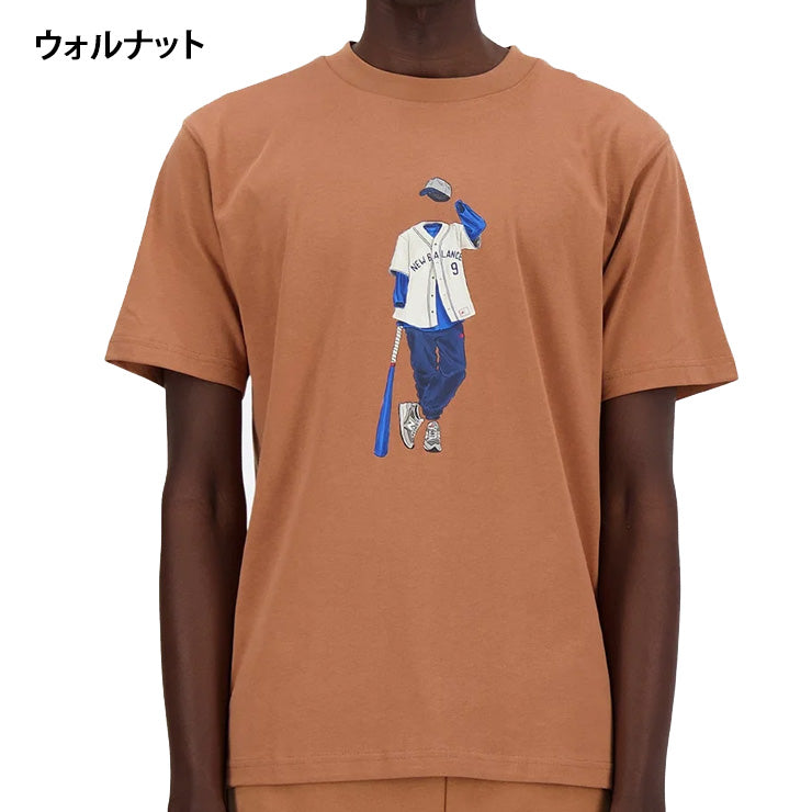 2024モデル】ニューバランス 半袖 Tシャツ Athletics Baseball Style 