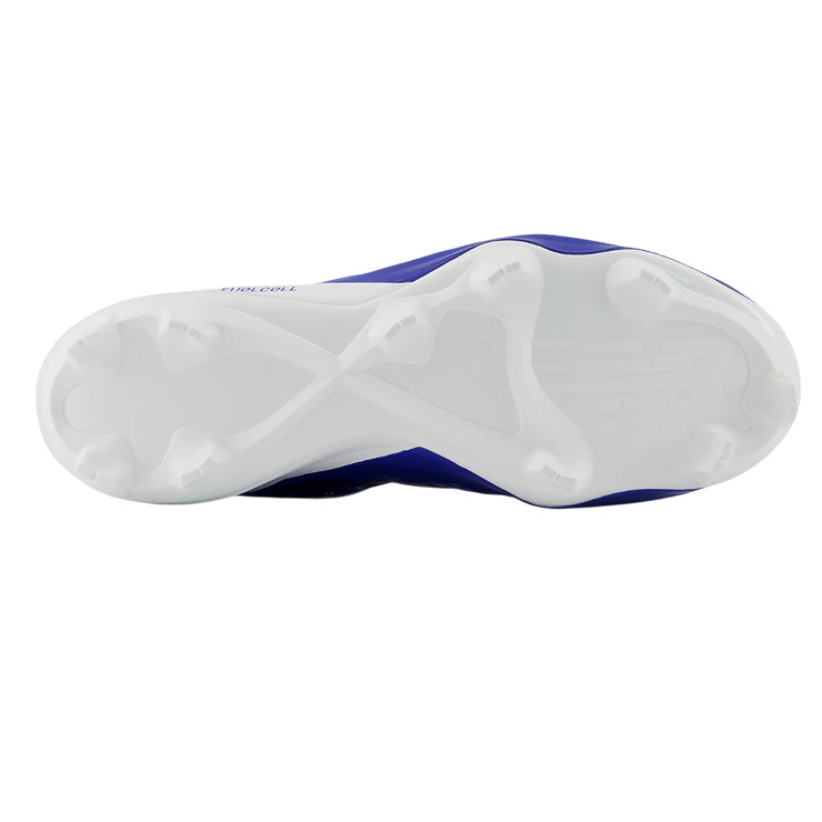 【縫いP可能 2026モデル】ニューバランス 野球 ポイントスパイク Fuel Cell 4040 v8 Molded 紐＋ベルト 2E 25.0～30.0 ブルー×ブラック PL4040B8 プラスチッククリーツ スタッド フューエルセル カラー 大人 一般 大学野球 社会人野球 草野球 newbalance