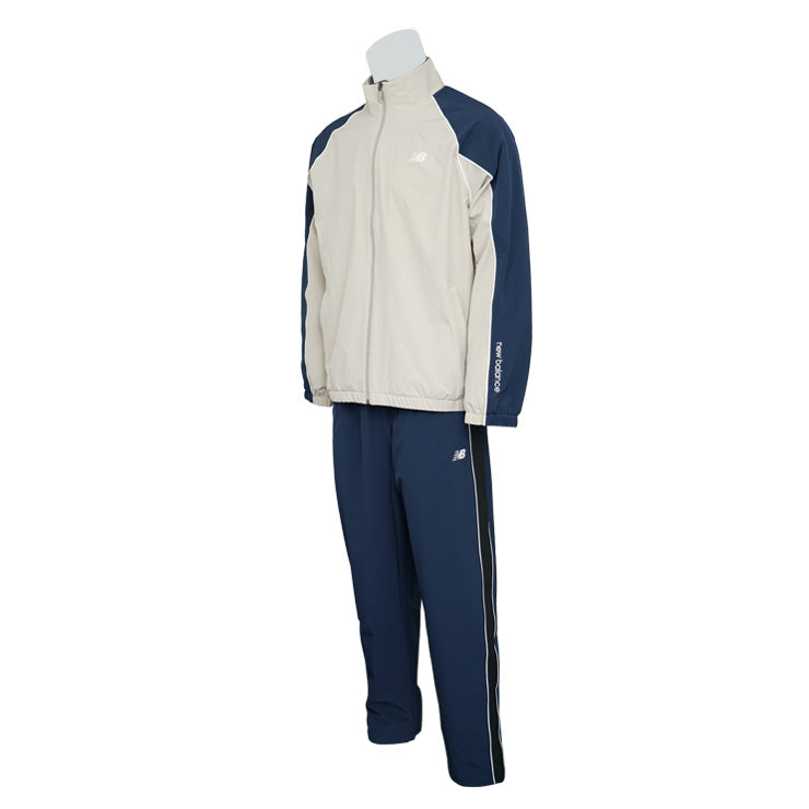 ら*ち様 7999円スタートNewBalance上下セット（amj53171bk 全2色 2025モデル ニューバランス ウーブン 長袖トラックジャケット