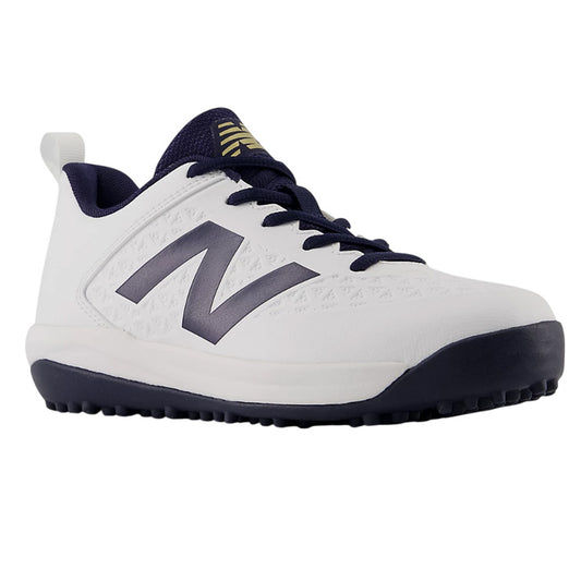 【2026モデル】ニューバランス 野球 ジュニア用 トレーニングシューズ 4040 v8 18.0cm～24.0cm ホワイト×ネイビー 少年野球 Y40405PG アップシューズ カラー 紐 ランニングシューズ 運動靴 小学生 こども 子ども キッズ 子供 学童野球 リトルリーグ ソフトボール newbalance
