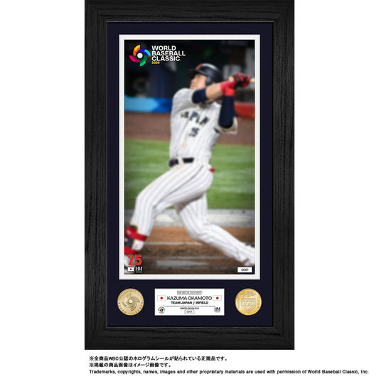【予約】2026 World Baseball Classic 出場記念 岡本和真 ダブルコインフォトミント 記念グッズ 記念アイテム 岡本 日本代表 グッズ ハイランドミント