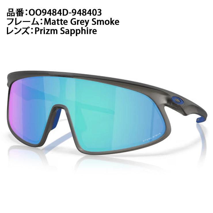 オークリー OAKLEY サングラス RSLV ビッグサイズ 大きい アジアフィット ケース付 メンズ OO9448D-0349 メガネ 眼鏡 UVカット 紫外線 撥水 カジュアル スポーツサングラス 野球 ゴルフ 陸上 サイクリング 自転車 ランニング ジョギング アウトドア