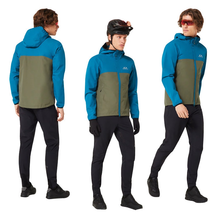 【2025モデル】オークリー ウェア MTB ジャケット 長袖 Elements Shell Jacket 2.0 冬物 メンズ ユニセックス FOA406090 防水 スポーツウェア トレーニングウェア ゴルフウェア アウター ウィンドブレーカー アウトドア 自転車 マウンテンバイク oakley