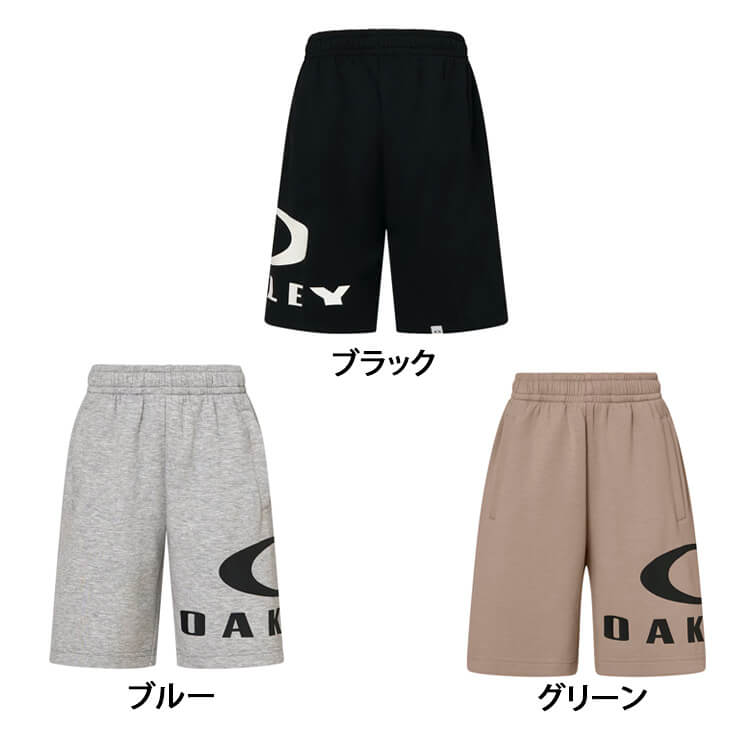 【2024モデル】オークリー ジュニア用 ハーフパンツ ショートパンツ 夏用 En Qdevo Fleece Shorts Ytr 7.0  FOA406409 半ズボン 子供服 キッズ Jr こども 子ども スポーツウェア トレーニングウェア ランニング oakley