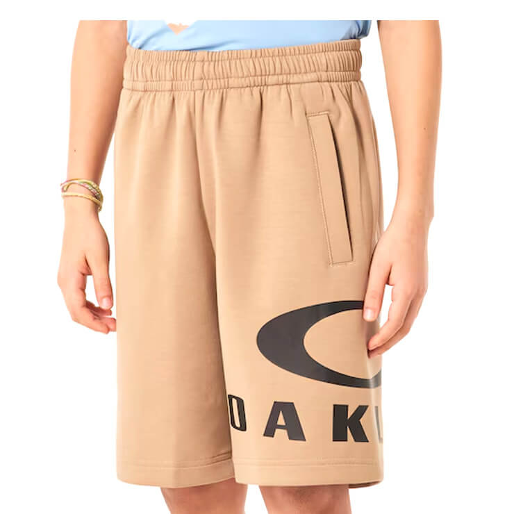 【2024モデル】オークリー ジュニア用 ハーフパンツ ショートパンツ 夏用 En Qdevo Fleece Shorts Ytr 7.0  FOA406409 半ズボン 子供服 キッズ Jr こども 子ども スポーツウェア トレーニングウェア ランニング oakley