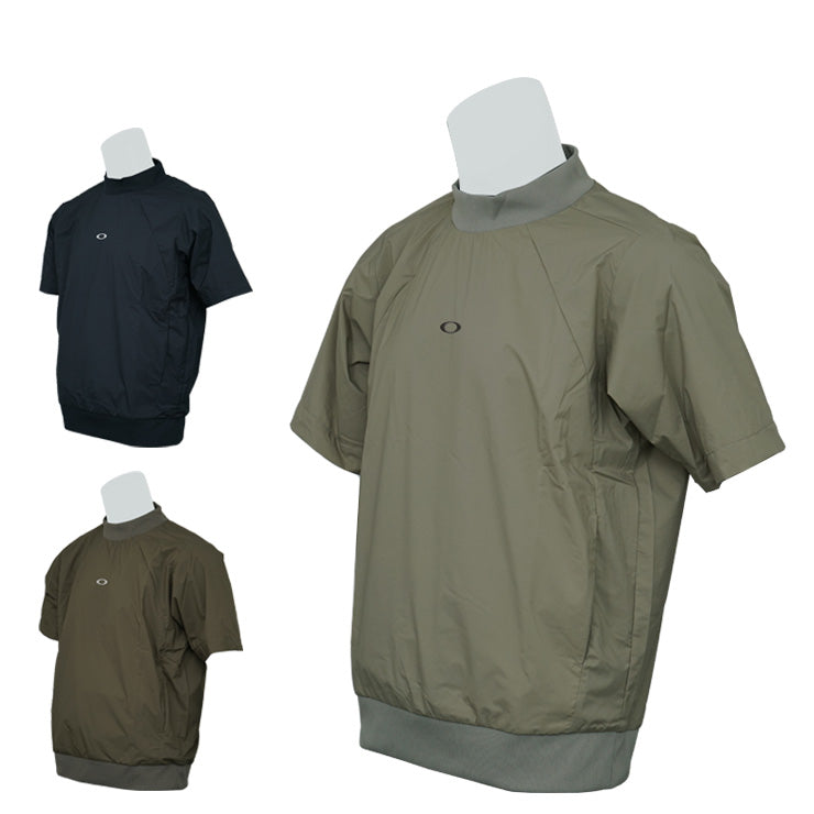 【2025モデル】オークリー ウェア 半袖 プルオーバー ジャケット モックネック SS MOCK PULLOVER ゴルフウェア FOA408143 夏用 秋用 半袖シャツ スポーツウェア トレーニングウェア ジム ランニング ジョギング テニス ゴルフ oakley