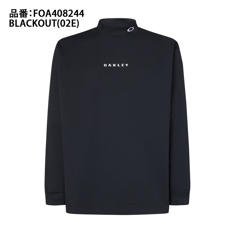 【2025モデル】オークリー ゴルフウェア 長袖 モックシャツ Tシャツ モックネック O-Sync Pack LS Lenient Mock FOA408244 スポーツウェア トレーニングウェア ランニング ジョギング oakley