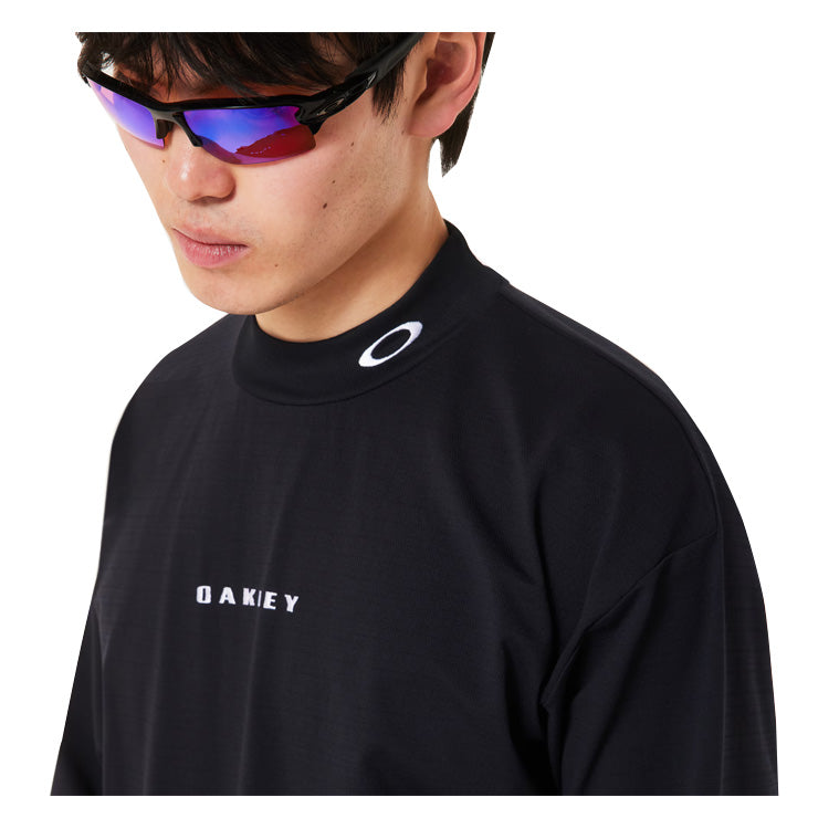 【2025モデル】オークリー ゴルフウェア 長袖 モックシャツ Tシャツ モックネック O-Sync Pack LS Lenient Mock FOA408244 スポーツウェア トレーニングウェア ランニング ジョギング oakley