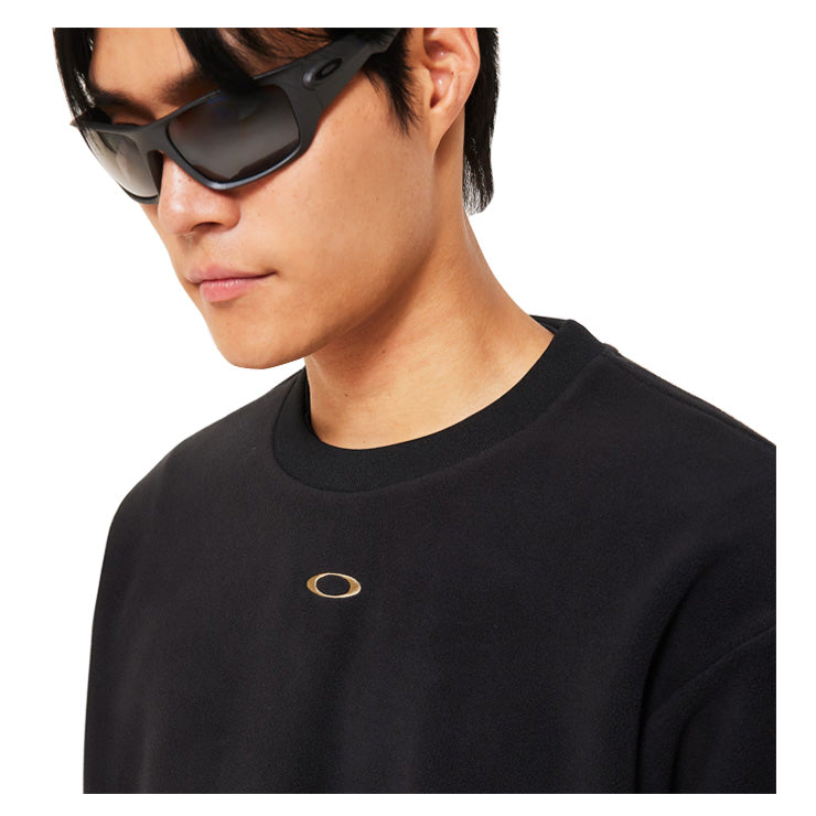 【2025モデル】オークリー ウェア トレーニング プルオーバー シャツ フリース トレーナー 長袖 Striking Micro Fleece Crew 8.0 FOA408249 野球 スポーツウェア トレーニングウェア ランニング ジョギング oakley