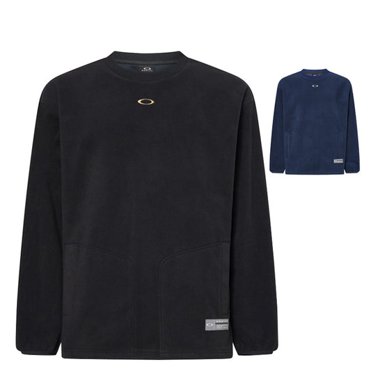 【2025モデル】オークリー ウェア トレーニング プルオーバー シャツ フリース トレーナー 長袖 Striking Micro Fleece Crew 8.0 FOA408249 野球 スポーツウェア トレーニングウェア ランニング ジョギング oakley