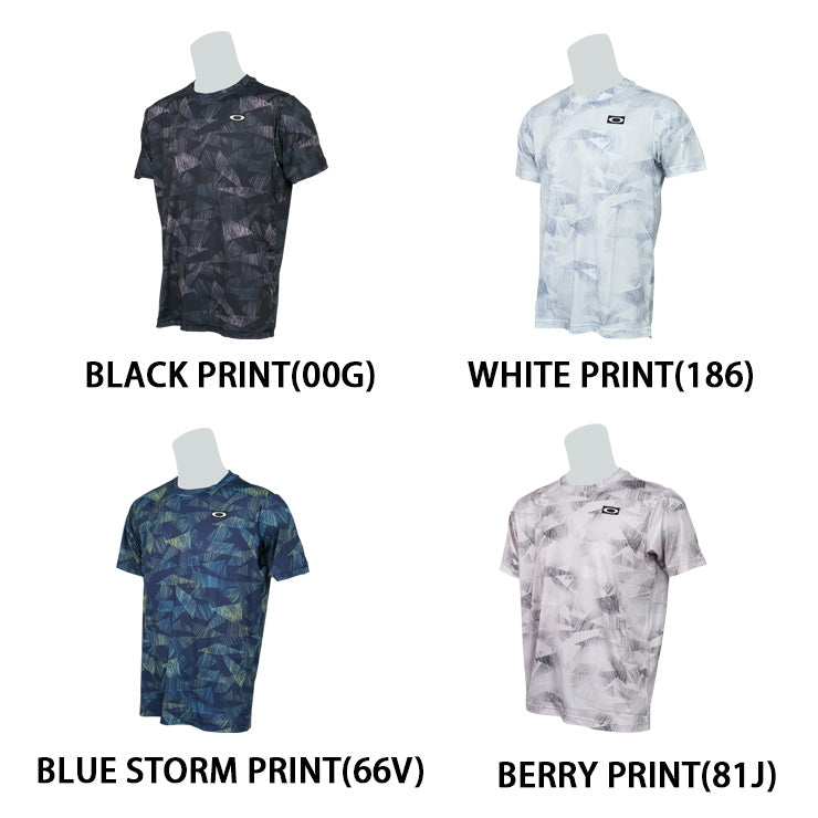 【2025モデル】オークリー ウェア 半袖 Tシャツ テニス SLANT GRAPHIC TEE 12.0 FOA408263 夏用 スポーツウェア トレーニングウェア テニスウェア ジム ランニング ジョギング oakley