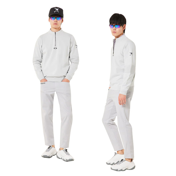 【2025モデル】オークリー ゴルフウェア 長袖 セーター モックシャツ モックネック Skull LS Sweater Mock Shirt 2.0 FOA408269 スポーツウェア トレーニングウェア ランニング ジョギング oakley