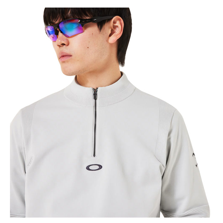 【2025モデル】オークリー ゴルフウェア 長袖 セーター モックシャツ モックネック Skull LS Sweater Mock Shirt 2.0 FOA408269 スポーツウェア トレーニングウェア ランニング ジョギング oakley