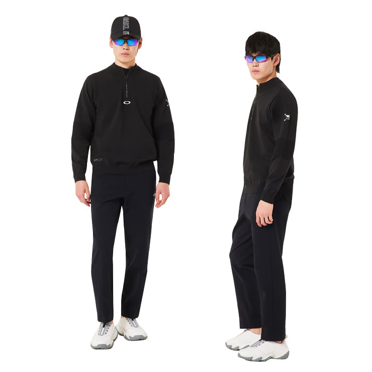 【2025モデル】オークリー ゴルフウェア 長袖 セーター モックシャツ モックネック Skull LS Sweater Mock Shirt 2.0 FOA408269 スポーツウェア トレーニングウェア ランニング ジョギング oakley