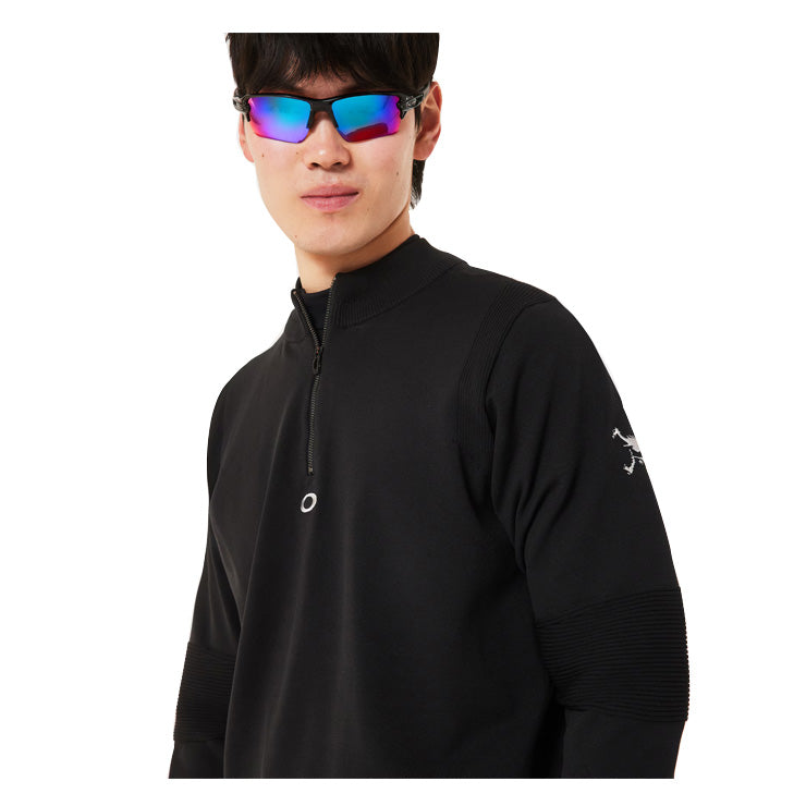 【2025モデル】オークリー ゴルフウェア 長袖 セーター モックシャツ モックネック Skull LS Sweater Mock Shirt 2.0 FOA408269 スポーツウェア トレーニングウェア ランニング ジョギング oakley
