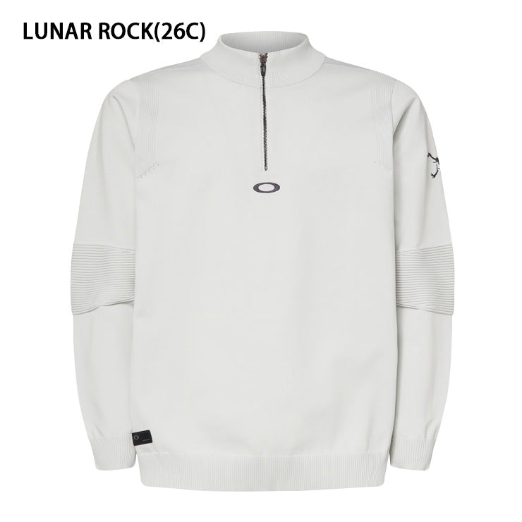 【2025モデル】オークリー ゴルフウェア 長袖 セーター モックシャツ モックネック Skull LS Sweater Mock Shirt 2.0 FOA408269 スポーツウェア トレーニングウェア ランニング ジョギング oakley