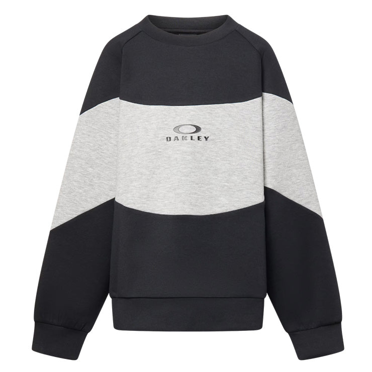【2025モデル】オークリー ジュニア用 スウェット トレーナー 長袖 子供服 裏起毛 Ytr Qd Fleece Block Crew 10.0 FOA408323 男の子 女の子 こども キッズ Jr 子供 子ども 小学生 スポーツウェア カジュアル 普段着 フーディー スポカジ 秋物 冬物 春物 oakley