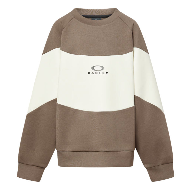 【2025モデル】オークリー ジュニア用 スウェット トレーナー 長袖 子供服 裏起毛 Ytr Qd Fleece Block Crew 10.0 FOA408323 男の子 女の子 こども キッズ Jr 子供 子ども 小学生 スポーツウェア カジュアル 普段着 フーディー スポカジ 秋物 冬物 春物 oakley