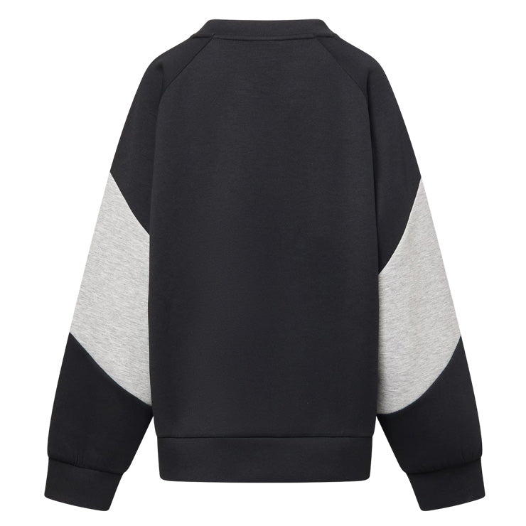 【2025モデル】オークリー ジュニア用 スウェット トレーナー 長袖 子供服 裏起毛 Ytr Qd Fleece Block Crew 10.0 FOA408323 男の子 女の子 こども キッズ Jr 子供 子ども 小学生 スポーツウェア カジュアル 普段着 フーディー スポカジ 秋物 冬物 春物 oakley