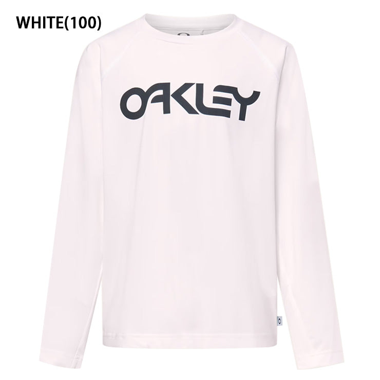 【2026モデル】オークリー ジュニア用 ラッシュガード 長袖 Tシャツ 水陸両用 夏用 子供服 Ytr Rash Guard LS Tee 11.0 FOA408979 水着 アウトドア マリンスポーツ 海 サーフィン プール 川 こども 子ども キッズ スポーツウェア トレーニングウェア 長袖シャツ oakley