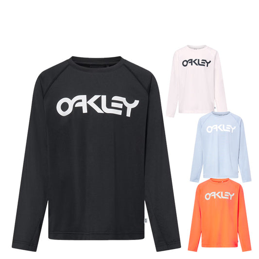 【2026モデル】オークリー ジュニア用 ラッシュガード 長袖 Tシャツ 水陸両用 夏用 子供服 Ytr Rash Guard LS Tee 11.0 FOA408979 水着 アウトドア マリンスポーツ 海 サーフィン プール 川 こども 子ども キッズ スポーツウェア トレーニングウェア 長袖シャツ oakley