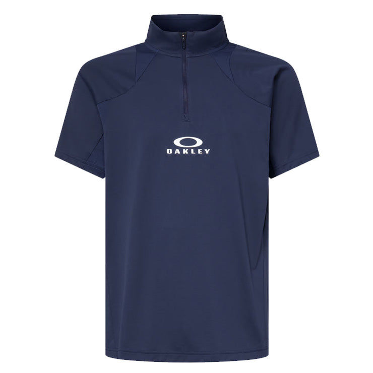 【2026モデル】オークリー ウェア 半袖 モックネックシャツ Tシャツ Enhance SS Mock 16.0 テニスウェア ゴルフウェア FOA409003 夏用 スポーツウェア トレーニングウェア ジム ランニング ジョギング oakley