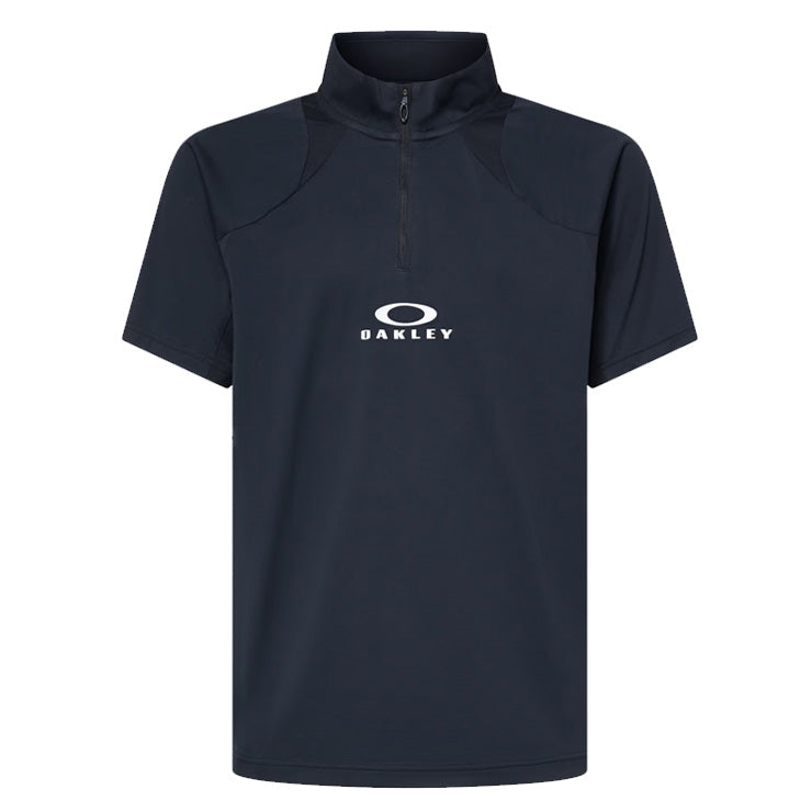 【2026モデル】オークリー ウェア 半袖 モックネックシャツ Tシャツ Enhance SS Mock 16.0 テニスウェア ゴルフウェア FOA409003 夏用 スポーツウェア トレーニングウェア ジム ランニング ジョギング oakley