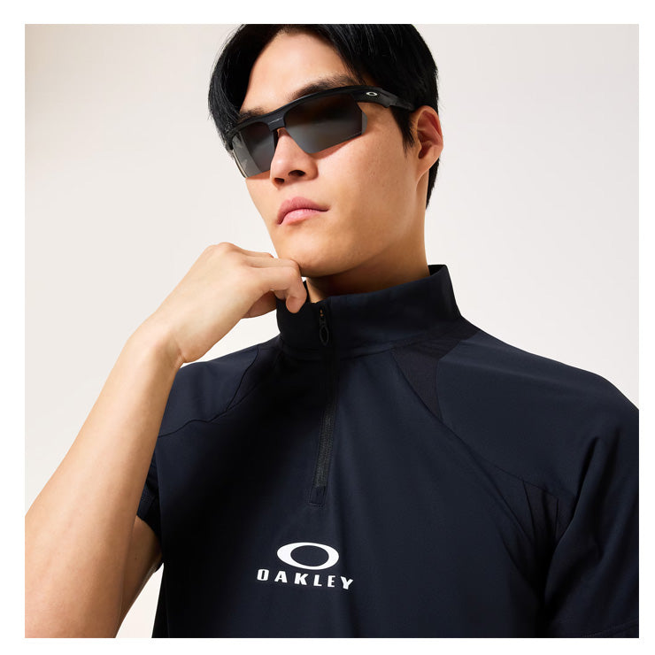 OAKLEY HYDROFREE ショートスリーブ モックネックTシャツ 2026モデル】オークリー ウェア 半袖 モックネックシャツ Tシャツ