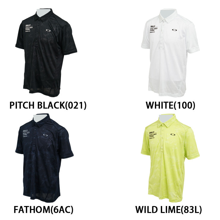【2026モデル】オークリー ウェア 半袖 ポロシャツ O-Sync Pack Bright JQ Shirt ゴルフウェア テニスウェア FOA409093 夏用 スポーツウェア トレーニングウェア ジム ランニング ジョギング oakley