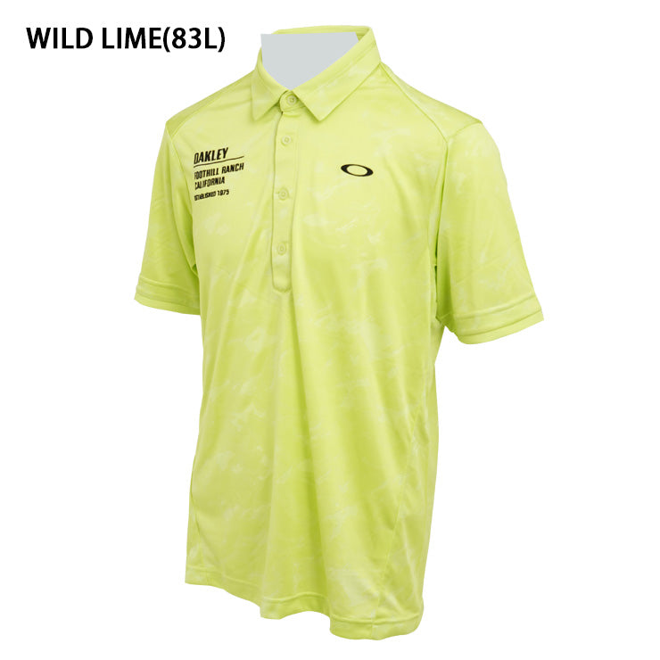 【2026モデル】オークリー ウェア 半袖 ポロシャツ O-Sync Pack Bright JQ Shirt ゴルフウェア テニスウェア FOA409093 夏用 スポーツウェア トレーニングウェア ジム ランニング ジョギング oakley