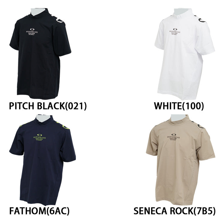 【2026モデル】オークリー ウェア 半袖 モックネックシャツ O-Sync Pack Scapula Mock ゴルフウェア テニスウェア FOA409094 夏用 スポーツウェア トレーニングウェア ジム ランニング ジョギング oakley