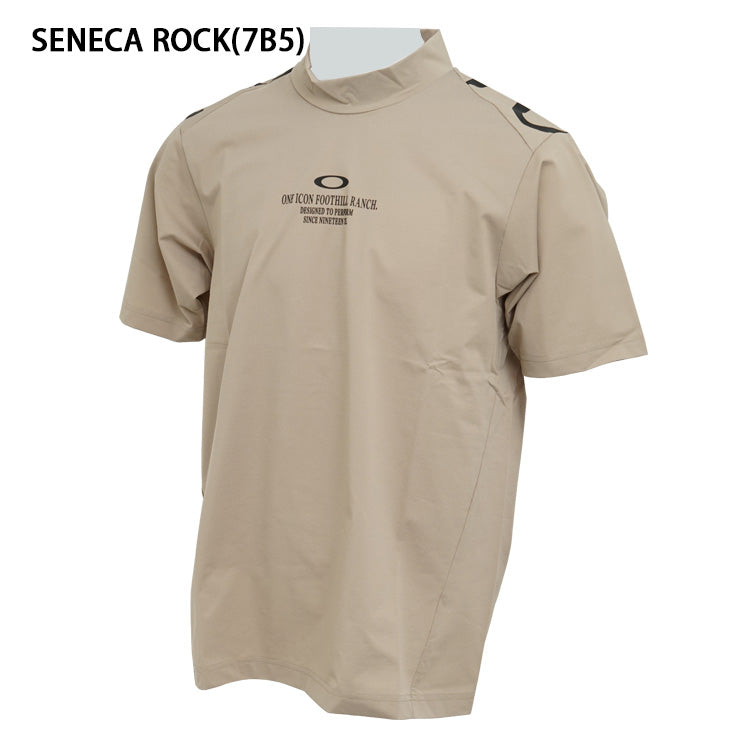 【2026モデル】オークリー ウェア 半袖 モックネックシャツ O-Sync Pack Scapula Mock ゴルフウェア テニスウェア FOA409094 夏用 スポーツウェア トレーニングウェア ジム ランニング ジョギング oakley