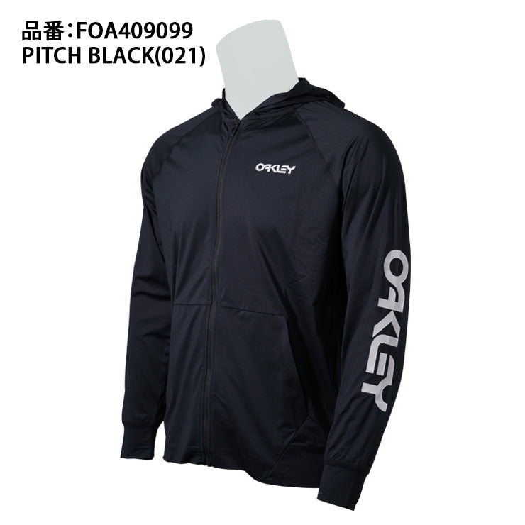 【2026モデル】オークリー ラッシュフーディー 長袖 ラッシュガード 水陸両用 ジャケット 夏用 RASH HOODY 26.0 メンズ ユニセックス FOA409099 大人 水着 アウトドア マリンスポーツ 海 サーフィン プール 川 スポーツウェア トレーニングウェア oakley