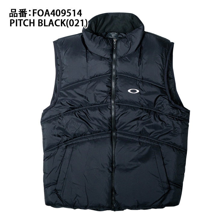【2026モデル】オークリー ウェア 中綿 ベスト 長袖 冬物 アウター ENHANCE INSULATION VEST 2.7 メンズ ユニセックス FOA409514 冬用 防寒 防風 暖かい あったかい スポーツウェア トレーニングウェア ウィンドブレーカー ゴルフウェア oakley