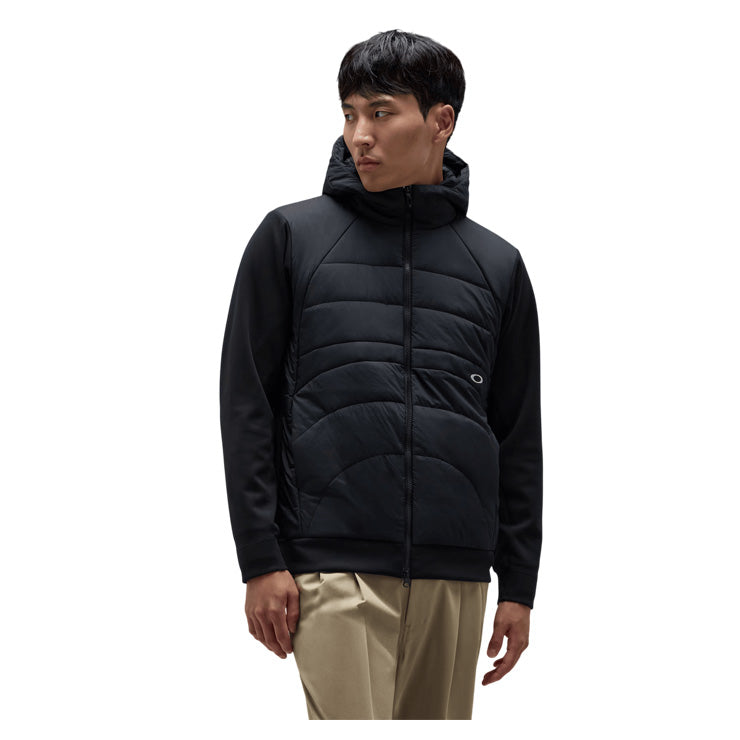【2026モデル】オークリー ウェア 中綿 ジャケット 長袖 ゴルフウェア アウター 冬物 Hybrid Puff Fleece 9.0 メンズ ユニセックス FOA409530 冬用 防寒 防風 暖かい あったかい スポーツウェア トレーニングウェア ウィンドブレーカー oakley