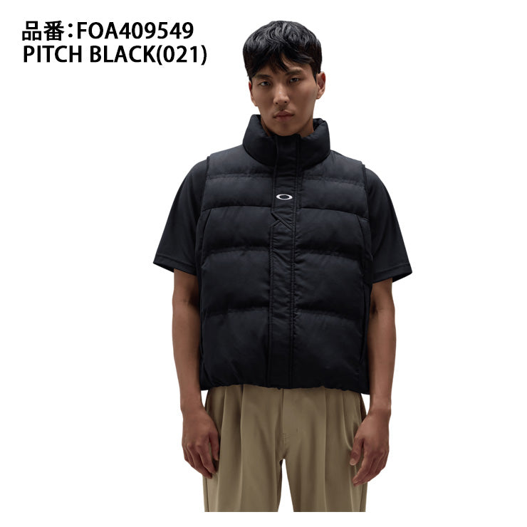【2026モデル】オークリー ウェア 中綿 ベスト 長袖 冬物 ゴルフウェア アウター Forceful Padded Vest 2.0 メンズ ユニセックス FOA409549 冬用 防寒 防風 暖かい あったかい スポーツウェア トレーニングウェア ウィンドブレーカー oakley