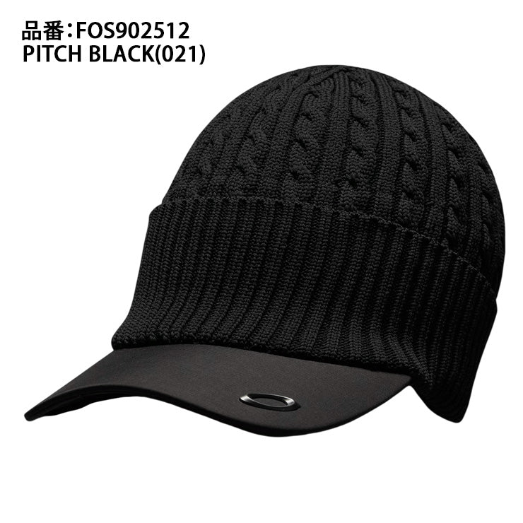 【2026モデル】オークリー ゴルフ ビーニー つば付き ニット帽 ニットキャップ 冬用 Oakley Beanie Fa 26.0 バイザー メンズ レディース ユニセックス FOS902512 アウトドア 大人 一般 帽子 ぼうし