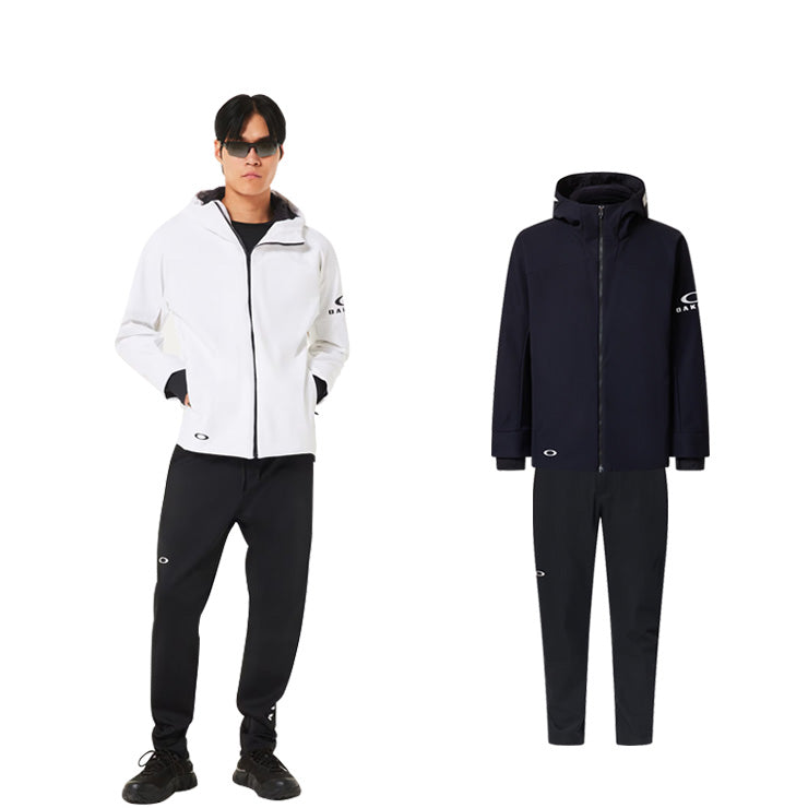 【2025モデル】オークリー ウェア 上下セット ジャケット ロングパンツ 長袖 O-Fusion Warm Jacket Pants 2.0 メンズ レディース ユニセックス FOA408115 FOA408291 ジャージ ウィンドブレーカー フーディー パーカー スポーツウェア トレーニングウェア ランニング oakley
