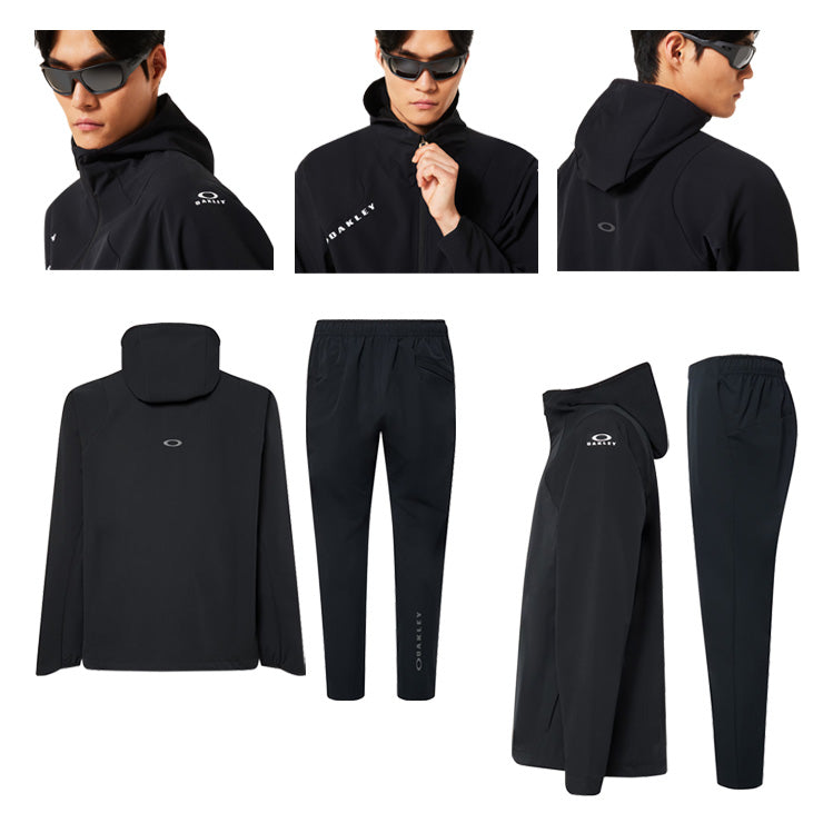 【2025モデル】オークリー ウェア ジャケット ロングパンツ 上下セット 長袖 Enhance Tech Dryshell Jacket Pants 1.0 メンズ レディース ユニセックス FOA408202 FOA408282 ジャージ ウィンドブレーカー スポーツウェア トレーニングウェア ランニング oakley