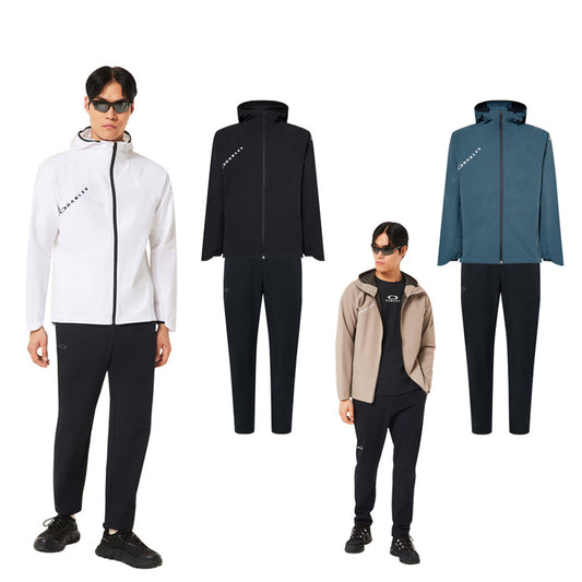 【2025モデル】オークリー ウェア ジャケット ロングパンツ 上下セット 長袖 Enhance Tech Dryshell Jacket Pants 1.0 メンズ レディース ユニセックス FOA408202 FOA408282 ジャージ ウィンドブレーカー スポーツウェア トレーニングウェア ランニング oakley
