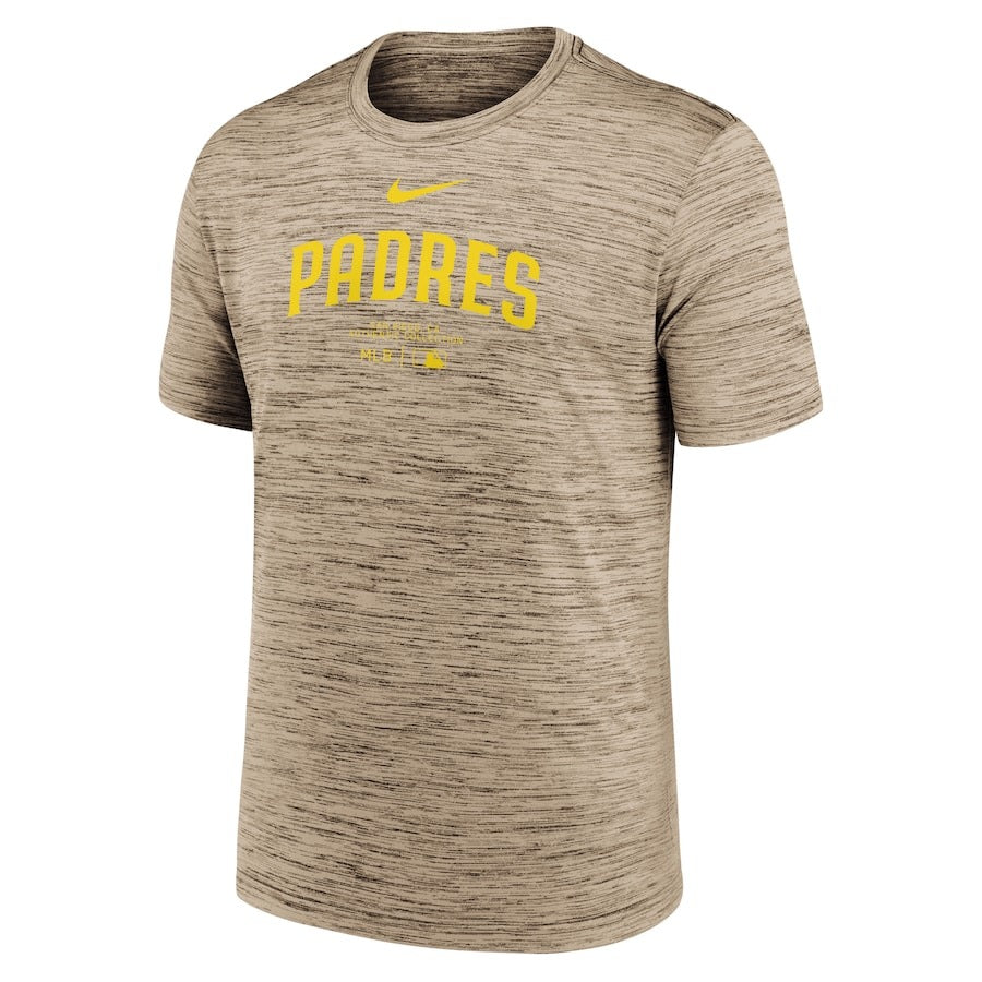 ナイキ サンディエゴ・パドレス 半袖 Tシャツ ベースボールシャツ MLBオーセンティックコレクション San Diego Padres Nike Tan Authentic Collection Velocity Performance Practice T-Shirt メンズ NKM5-20Q-PYP-J37 スポーツウェア トレーニングウェア メジャーリーグ