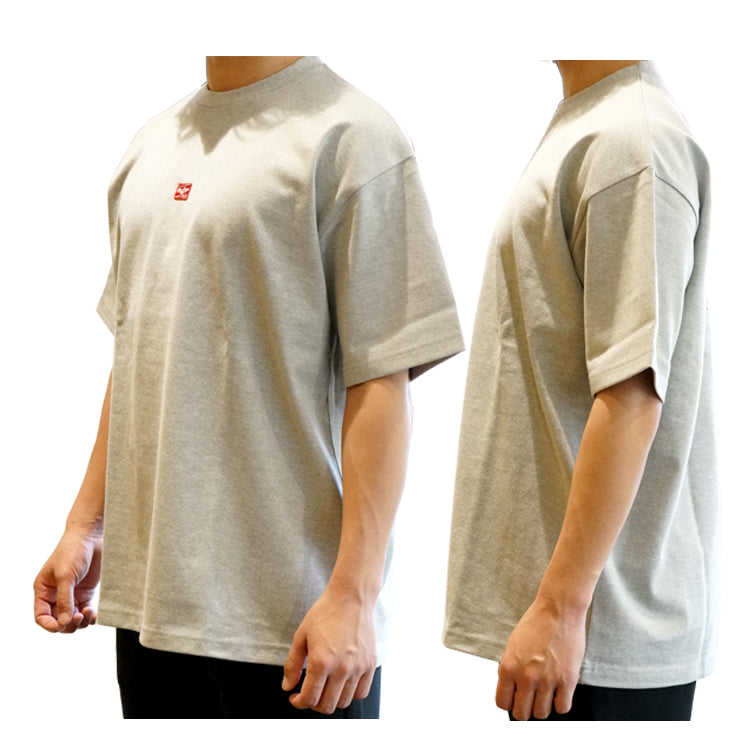 【2024モデル】ローリングス パッチロゴ オーバーサイズ Tシャツ GROUND RED 半袖 メンズ ユニセックス AST14S08 春 夏  カジュアル タウンユース スポカジ スポーツウェア 半袖シャツ 野球ウェア rawlings 大きいサイズあり