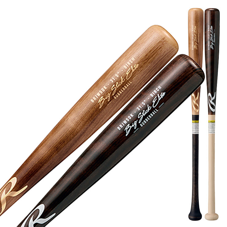 【2025モデル】ローリングス 少年軟式 木製バット BIG STICK ELITE ダケカンバ 74cm 76cm 560g 78cm 580g 80cm 600g 少年野球 BRJW5DK 軟式用 バット 軟式バット 軟式野球 練習用 ジュニア用 Jr こども 子供 キッズ J号球 J号ボール