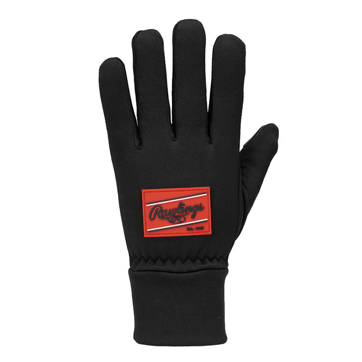 【2025モデル】ローリングス フリースグローブ フリース手袋 裏起毛 スマホ対応 防寒 冬用 メンズ ユニセックス EAC15F06 大人 一般 手袋 あったかい 暖かい 温かい てぶくろ ランニング ジョギング トレーニング ウォーミングアップ 野球 通勤 通学 rawlings
